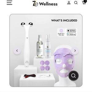 White Facial Toning Device